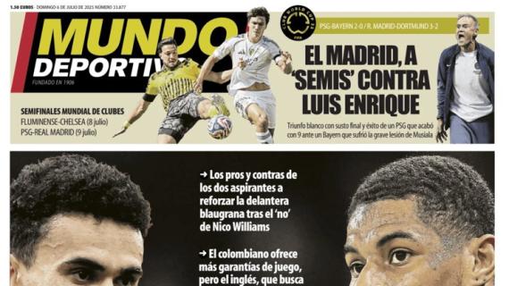 Mundo Deportivo: "Luis Díaz vs Rashford, cara a cara"