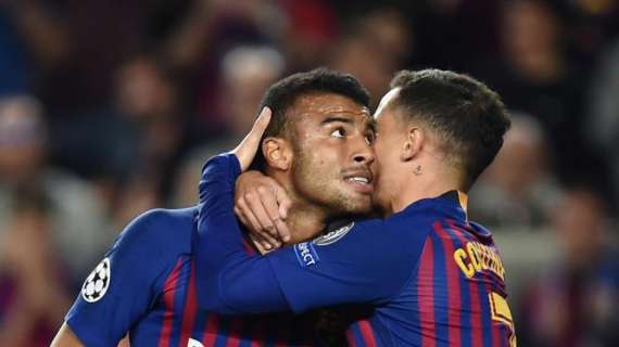 Barça, 1'35" de pases entre nueve jugadores del Barça hasta el remate de Coutinho