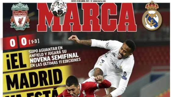 Marca: "El Madrid ya está ahí"