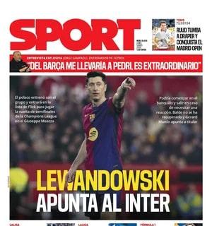 Sport: "Lewandowski apunta al Inter"