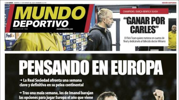 Mundo Deportivo, Ed. Guipuzcoa: "Pensando en Europa"