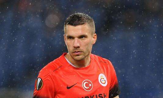 Galatasaray, Podolski marca cinco goles en partido de Copa