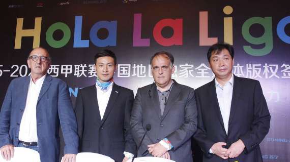 LaLiga firma un acuerdo para expandir el fútbol español en China los próximos cinco años