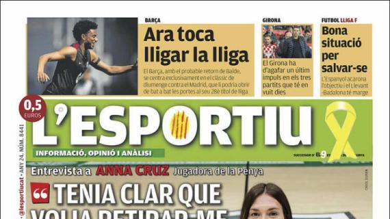 L'Esportiu: "Ahora toca atar la Liga"