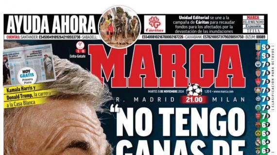 Marca, Ancelotti: "No tengo ganas de hablar de fútbol, es terrible"