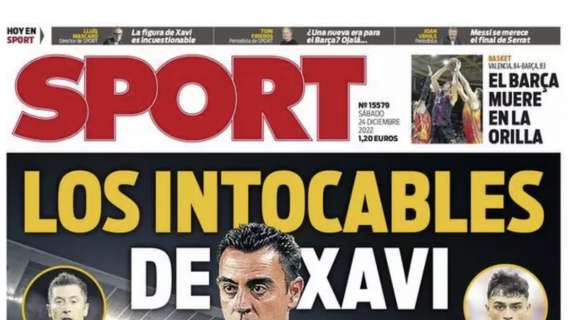Sport: "Los intocables de Xavi"