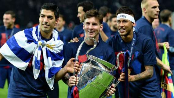 Luis Suárez y Neymar logran su ansiada 'Champions'