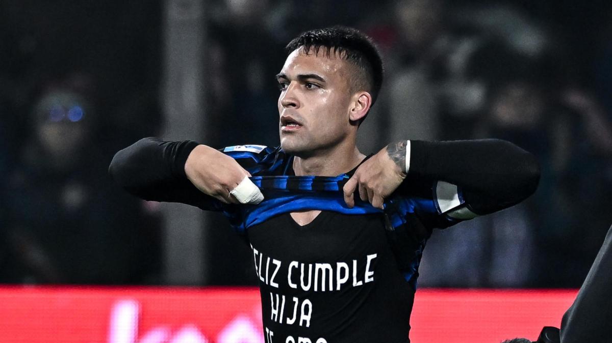 Lautaro Martínez no jugará el Milan-Inter, pero estará en el banquillo. A diferencia de Thuram