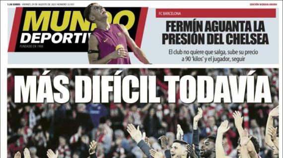 Mundo Deportivo, Ed.Vizcaya: "Más difícil todavía"