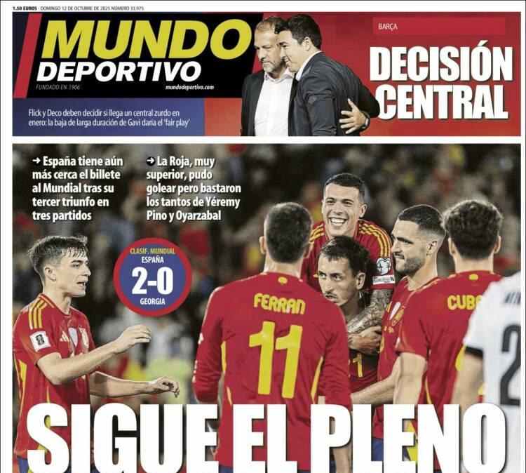 Mundo Deportivo: "Sigue el pleno"