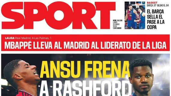 Sport: "Ansu frena a Rashford"