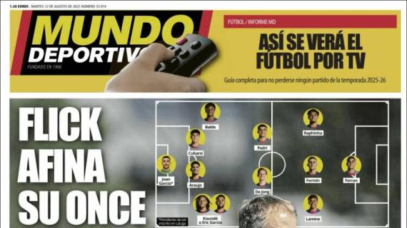 Mundo Deportivo: "Flick afina su once"