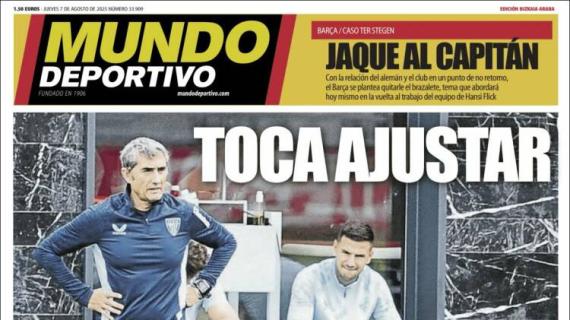 Mundo Deportivo, Ed.Vizcaya: ''Toca ajustar''