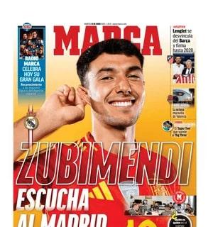 Marca: "Zubimendi escucha al Madrid"