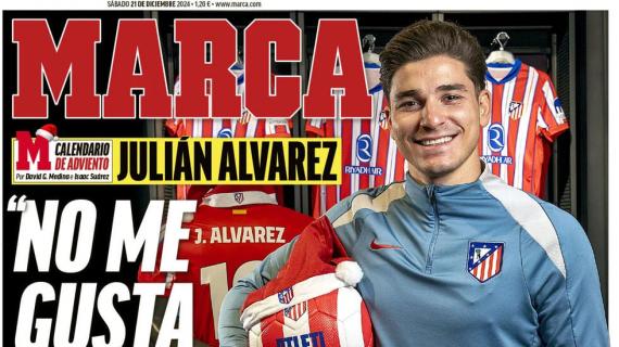 Julián Álvarez en Marca: "No me gusta perder a nada"