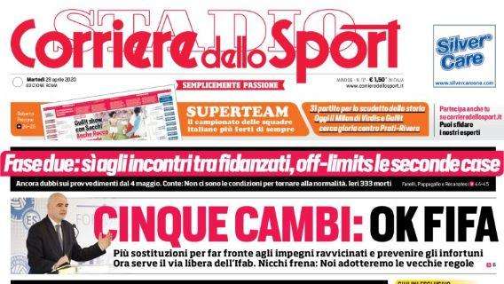 Corriere dello Sport: "La rivolta del calcio"