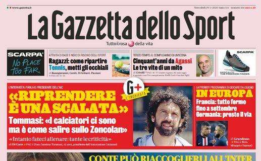 La Gazzetta dello Sport: "Tommasi: 'Riprendere è una scalata'"