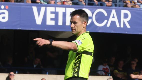 Serie B, le designazioni arbitrali della 21a giornata: Rapuano all'Arechi, Pezzuto per Spezia-Juve Stabia