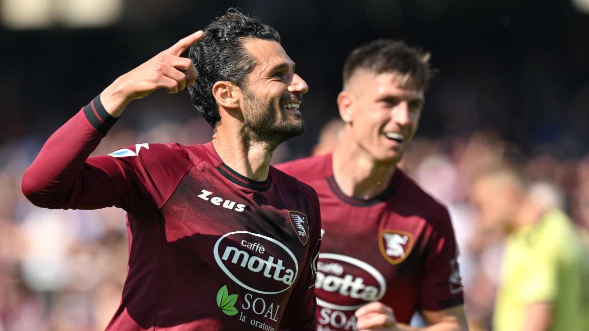 Coppa Italia, Salernitana-Ternana al 45': campani avanti, decide per ora Candreva
