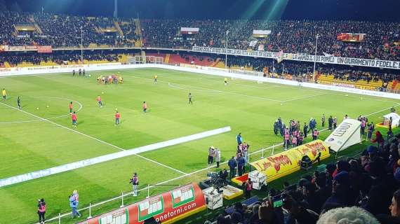 Benevento, fuga dallo stadio: seimila spettatori in meno e solo decimo posto per presenze complessive