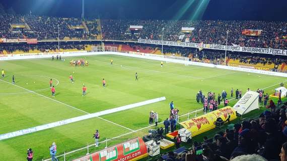 Serie B, Benevento-Perugia: le formazioni ufficiali