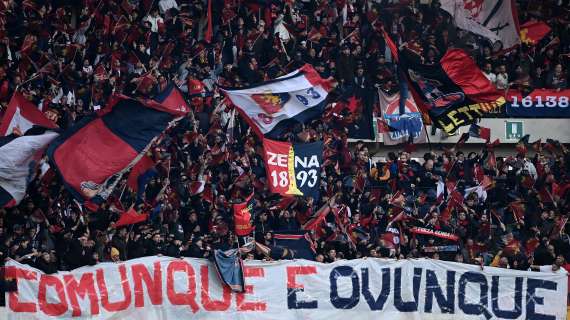 Genoa, esodo rossoblù a Modena: già staccati oltre 2.500 biglietti