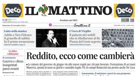 Il Mattino: "Cannavaro, l'uomo della Coppa: 'Kim sarà grande protagonista'"