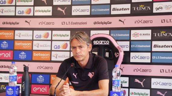 Palermo, Inzaghi: "Non montiamoci la testa, il campionato è lunghissimo"