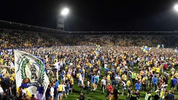Frosinone, notte magica da Serie A