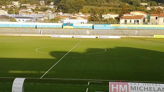 Carrarese-Juve Stabia, incrementata la capienza del 'Dei Marmi': la nota del club