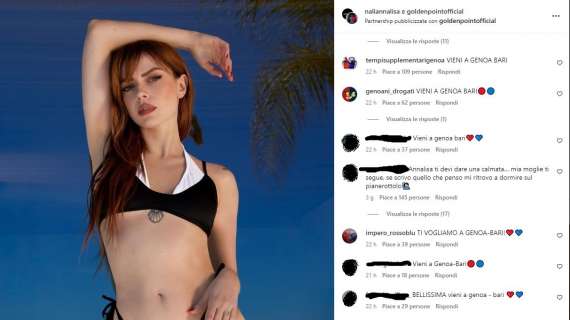 Genoa, spopola il tormentone 'Fallitissima' tratto dalla hit di Annalisa. La cantante invitata a Marassi