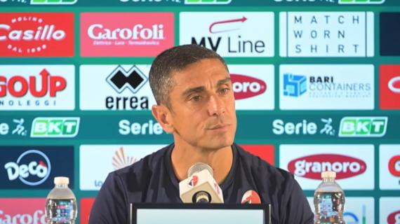 Bari, Longo: “Torniamo col rammarico, l’episodio del rigore è chiaro ed è stato gestito male dal Var”