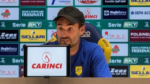 Juve Stabia, Pagliuca: "Non siamo ancora salvi. Io l'ultima rotella dell'ingranaggio. La nostra gente è speciale, noi abbiamo sempre onorato la maglia. Ora sotto col Cesena"