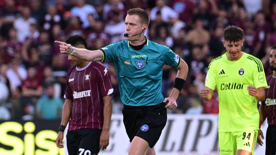 Serie B, gli arbitri della 26esima giornata: Bonacina per Carrarese-Salernitana, al 'San Nicola' fischia Ferrieri Caputi