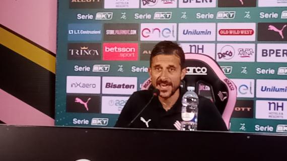 Palermo, Dionisi: "Non è un problema di moduli. Con la Salernitana potevamo osare di più"