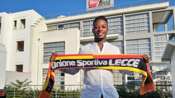 Lecce, tampone da esito indeterminato per Adjapong: lascia l'Under 21