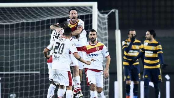 Benevento, squadra in ritiro in vista del Vicenza