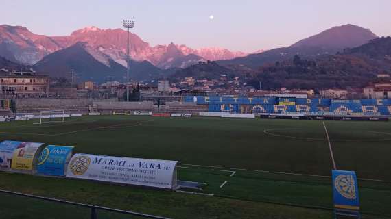 Carrarese-Pisa, aumentata di 600 posti la capienza del 'dei Marmi': la nota del club apuano