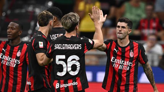 Coppa Italia, Milan - Bari 2-0: Leao e Pulisic eliminano i galletti