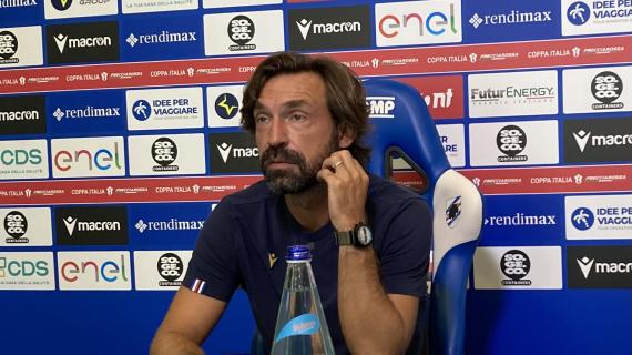 Sampdoria, Pirlo: “Non abbiamo concretizzato alcune situazioni ma abbiamo interpretato bene la gara in generale“