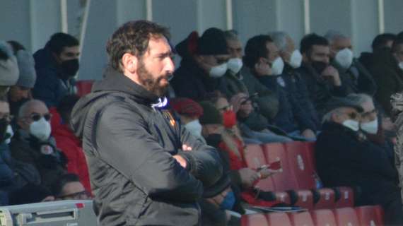 Benevento, Caserta: "Ci è mancato solo il gol. Sconfitta pesantissima sul piano mentale"