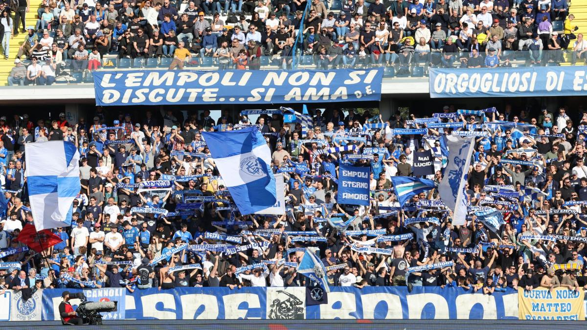 QS - Empoli, spalti mai ’affollati’ al Castellani