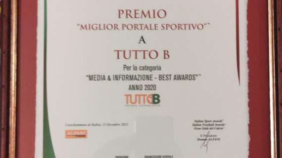 Tuttob vince l'Italian Sport Award nella categoria "Miglior portale sportivo"