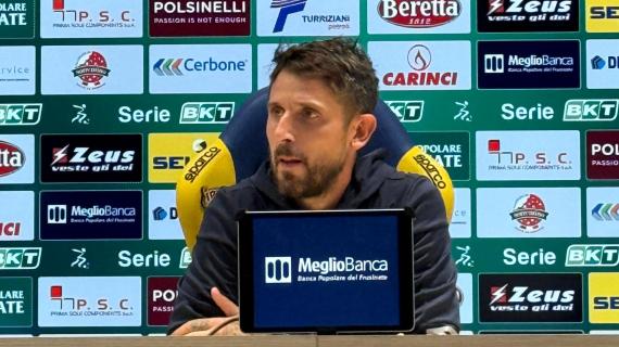 Frosinone, Greco: "Abbiamo le carte in regola per fare bene contro il Palermo. La classifica? Non ci dormiamo... Servirà un'impresa"