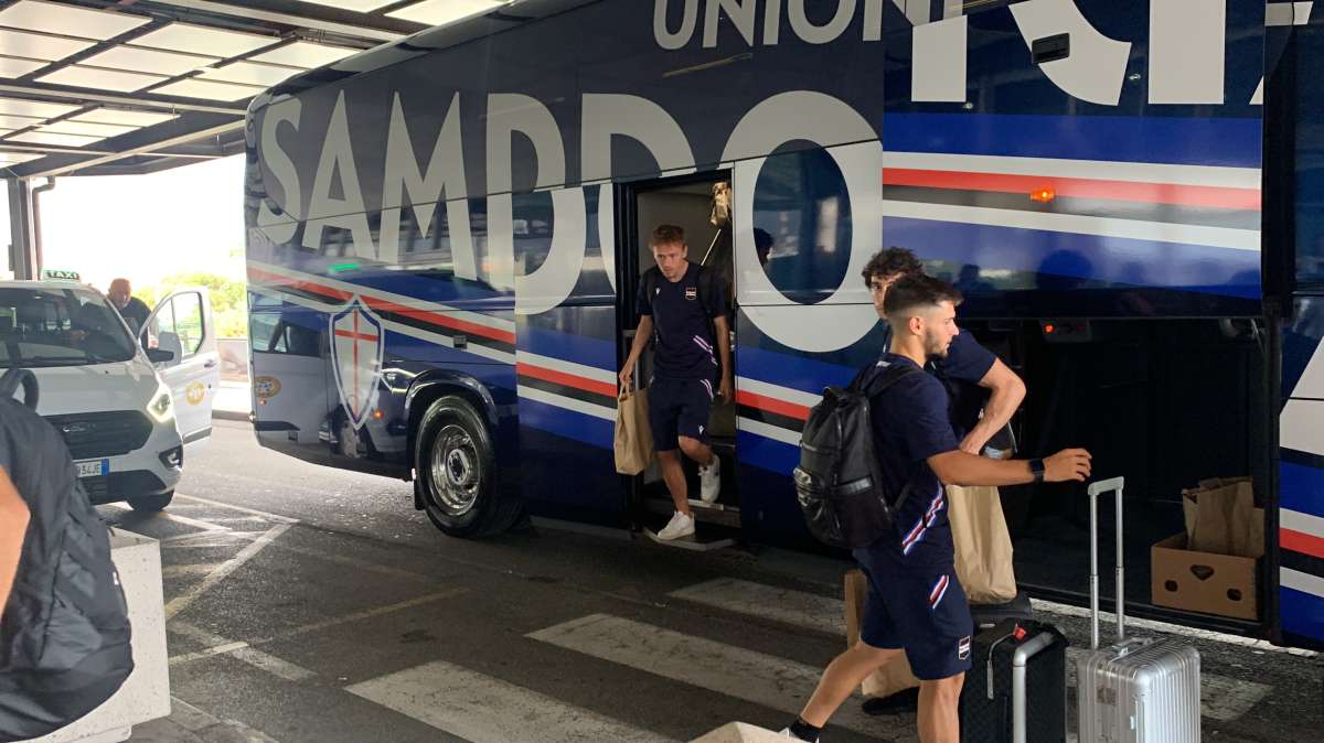 Sampdoria, allenamento mattutino: Montevago torna in gruppo
