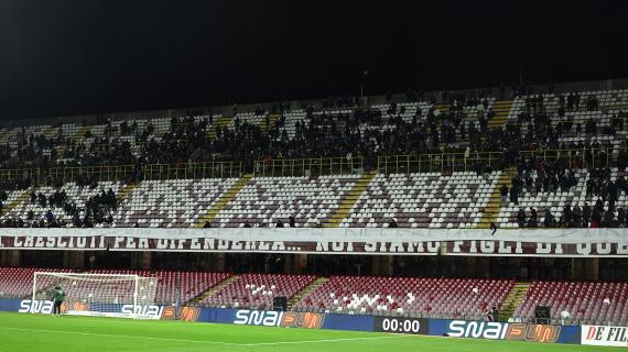 Serie B, Salernitana- Frosinone 1-1, pari che non serve a nessuno