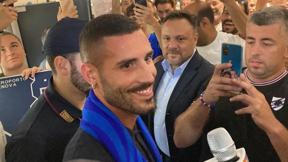 Sampdoria, Tutino: “Accoglienza emozionante, felicissimo di essere qui”