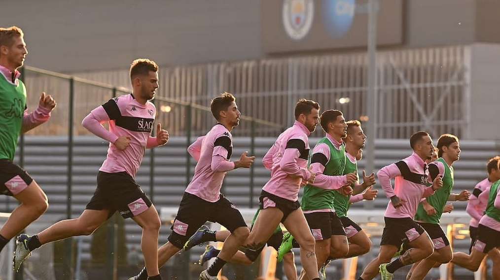 Palermo: rosanero al lavoro questa mattina