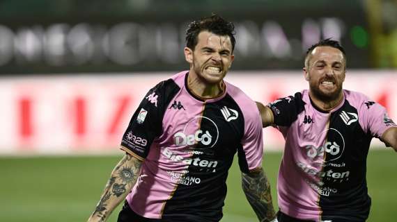Serie B, Ascoli-Palermo 1-2: rosanero corsari al 'Del Duca' nel segno di Brunori 