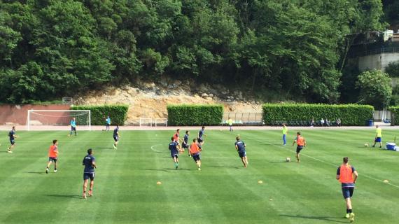 Sampdoria, allenamento mattutino: il report del club